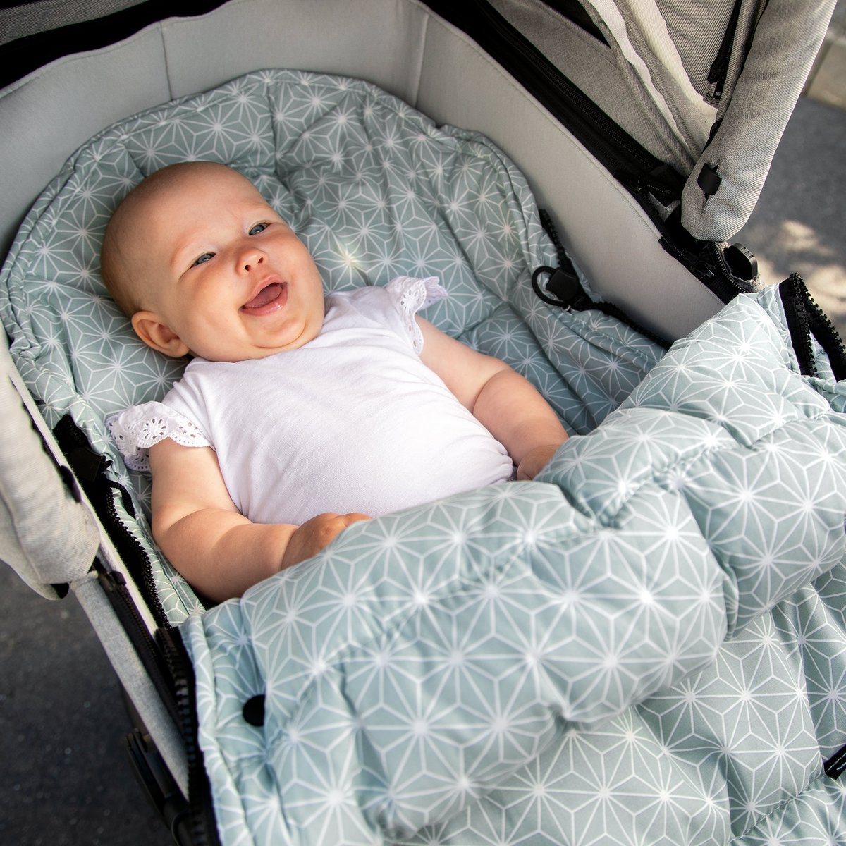 Baby Bumper Green/Blue