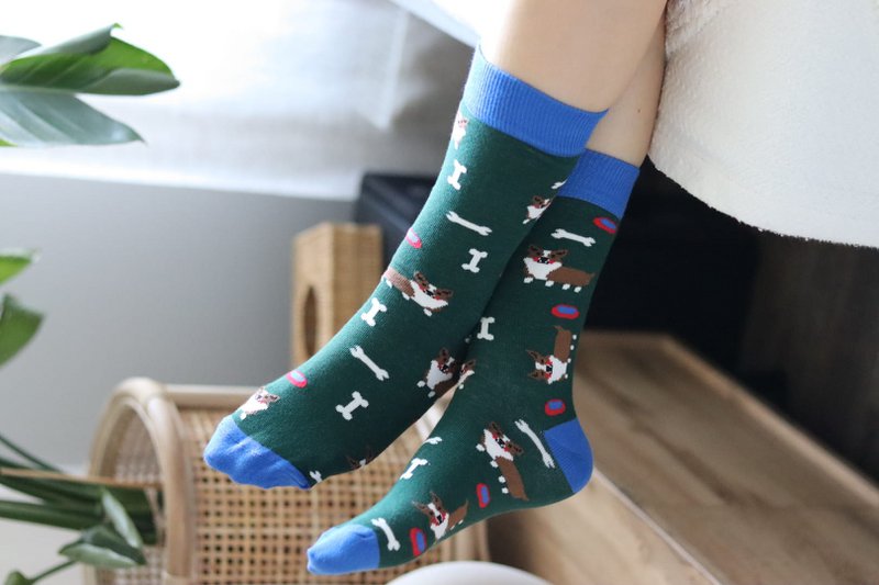 Corgi-Hunde-Socken