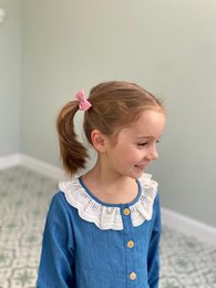 Small Bow Elastic - Rosy Mauve