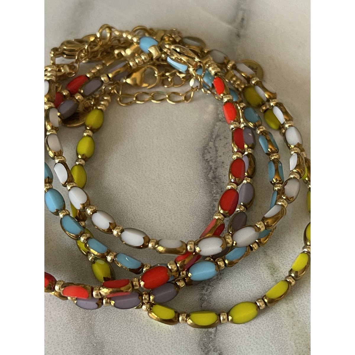 Bracciale Glassle Oranjerood