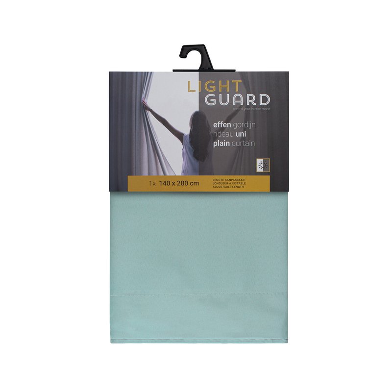 Light Guard ready -made curtain - Lightly transmitting - Length adjustable - with rings - 140x280cm