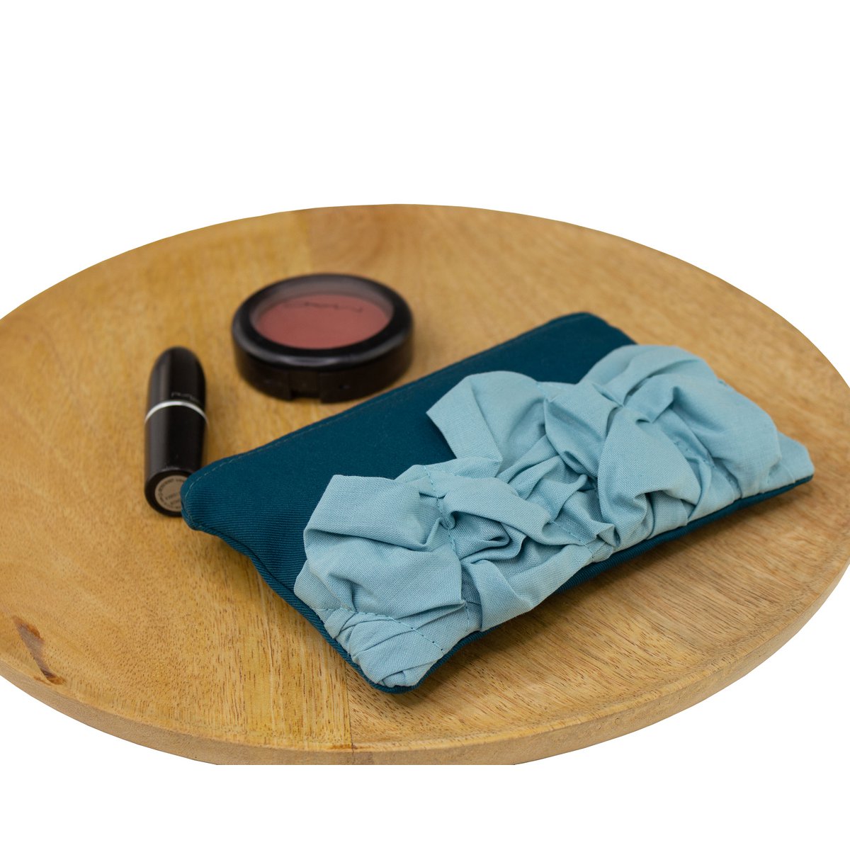 Boho make-uptasje met ruches