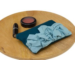 Boho makeuptaske med flæser