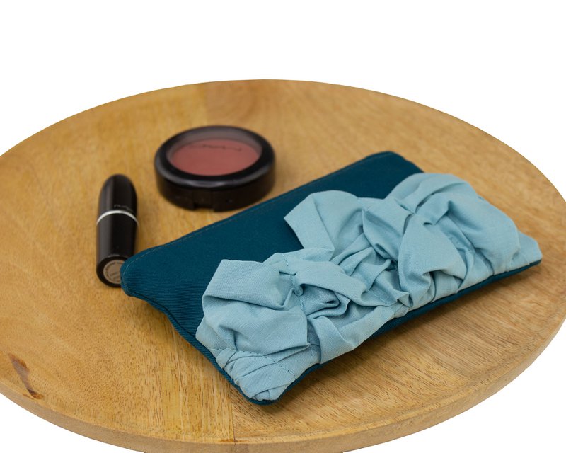Boho makeuptaske med flæser