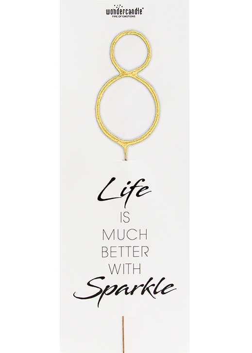GIANT Sortiment 144 Wondercandle® Giant Life is much better with sparkle 498