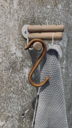3Hooks – 3-in-1-Haken – Eiche / Weiß