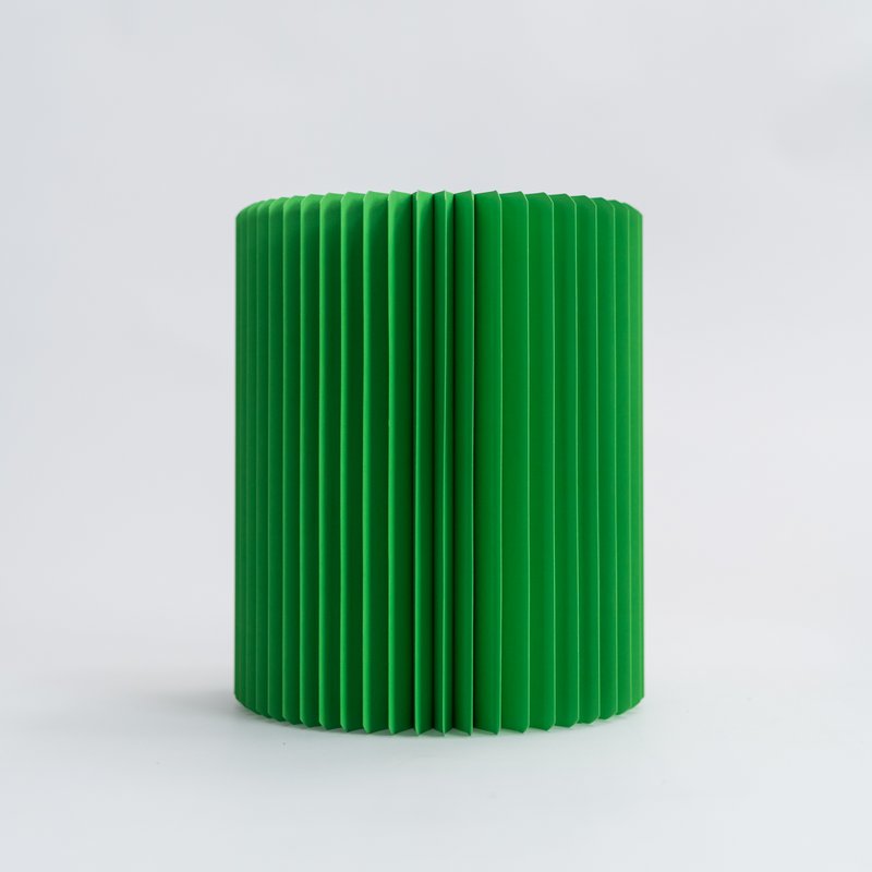 Concertina Papierhocker - Grün