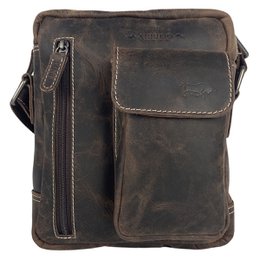 Herretaske eller dametaske i 3 farver bøffellæder - Crossbody-taske til kvinder eller mænd