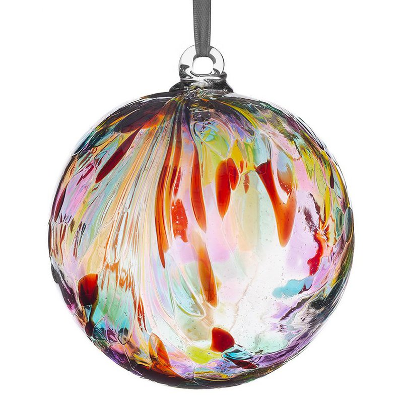 Palla dell'Amicizia da 10 cm - Design Piuma - Multicolore