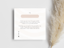 Thank You Card for Small Business
