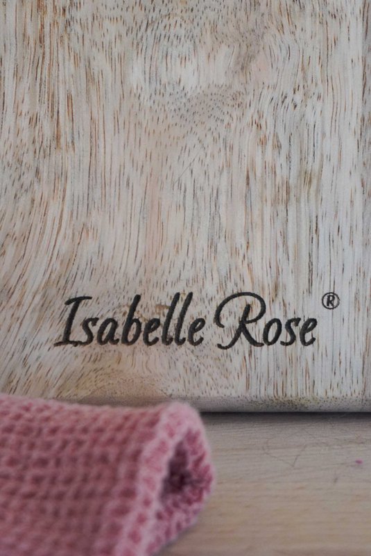 Planche à découper en bois Small 25x15 cm Isabelle Rose