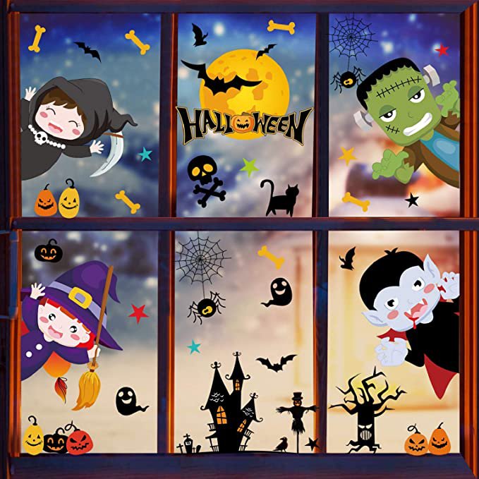 halloween window decal