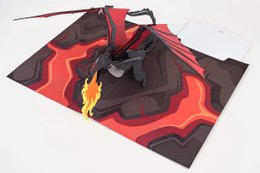 Carta pop-up del drago