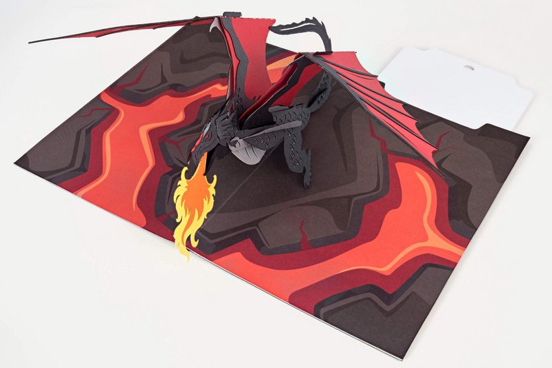 Carta pop-up del drago