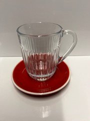 SAUCER14 CM RED
