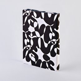 Vis-à-Vis - Graphique L | Carnet A5+ | Journal pointillé | Points de 3,5 mm | 256 pages numérotées | Papier Premium 120g | cuir recyclé | produit de manière durable en Allemagne