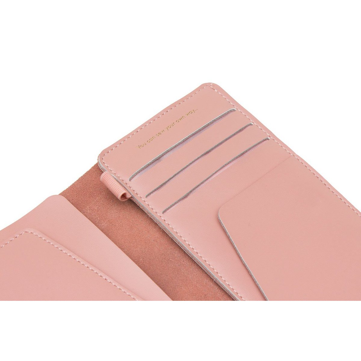 Stitch Travel Wallet - Roze
