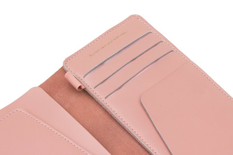 Stitch Travel Wallet - Pink