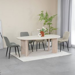Silla de comedor Jarvis [juego de 2] [tela de lino]