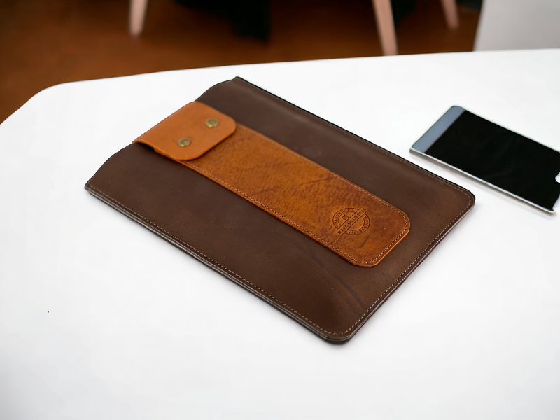 Tablet-Hülle, Tablet-Hülle, aus Rindsleder