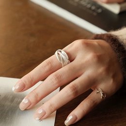 Verflochtener Ring aus Sterlingsilber