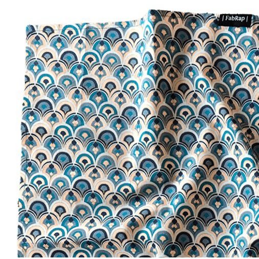 Furoshiki 3-formaatbundel - enkelzijdig - Art Deco - FabRap