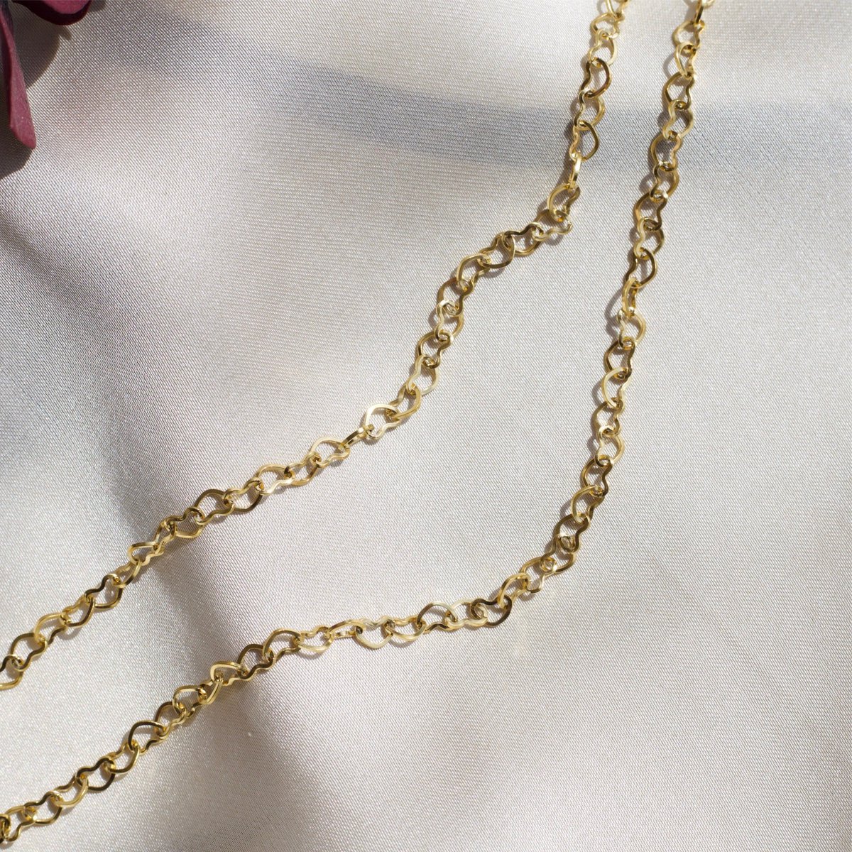 Bogufal - Linked Heart Necklace Choker