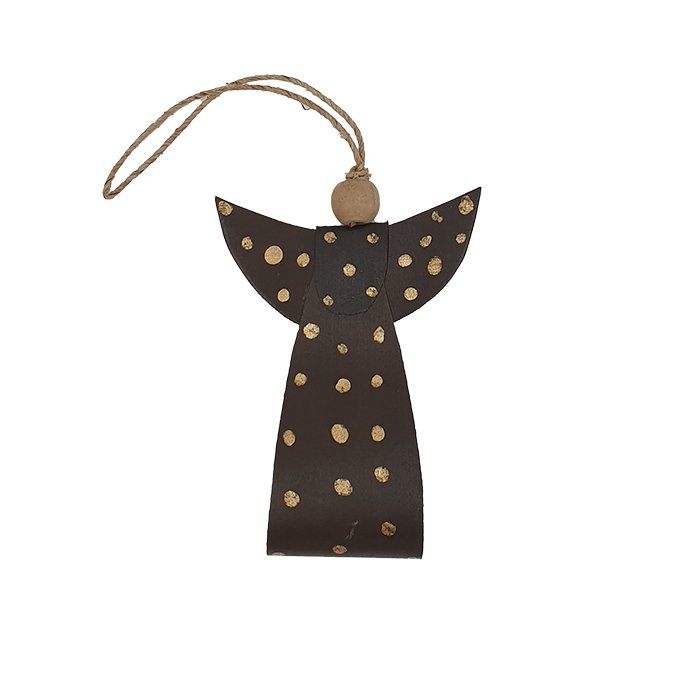 Pochette Ange ornement foncé / or 900-008