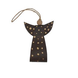 Pochette Ange ornement foncé / or 900-008