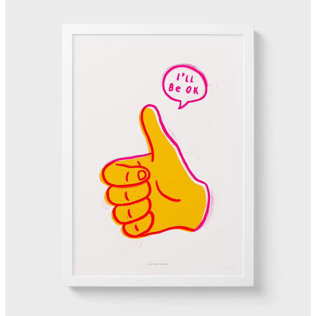 I will be ok | Illustration art print poster