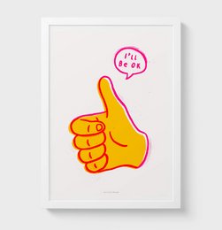 I will be ok | Illustration art print poster