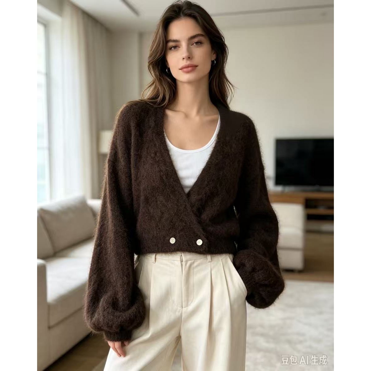 Mohair hartwikkel REF. 7718