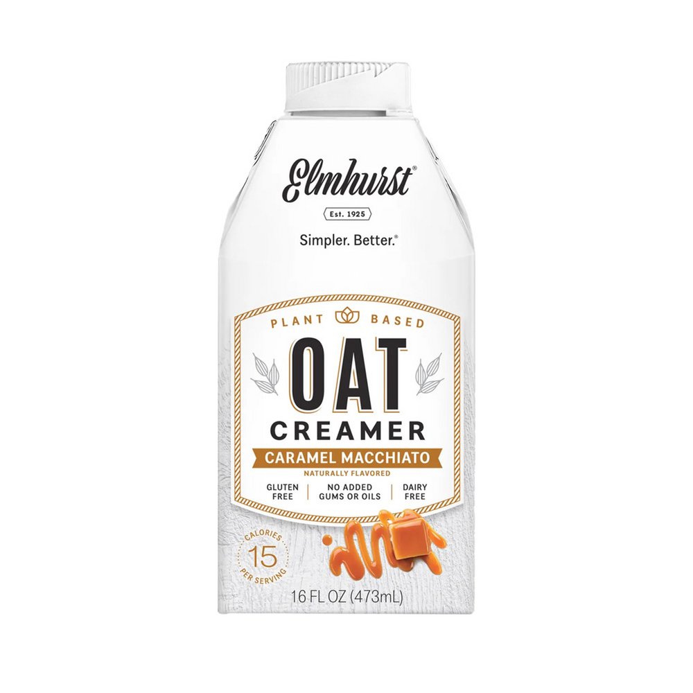 Karamel Macchiato Havrecreme von Elmhust 473 ml