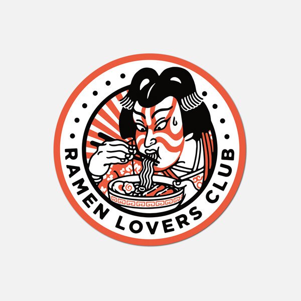 "Ramen Lovers Club" Sticker