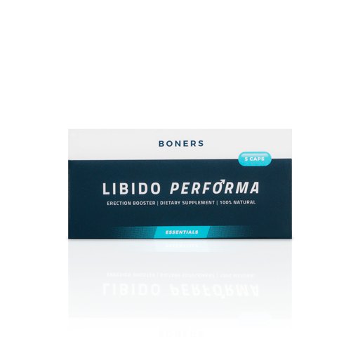 Boners - Pastillas para la erección Libido Performa - Paquete de 5