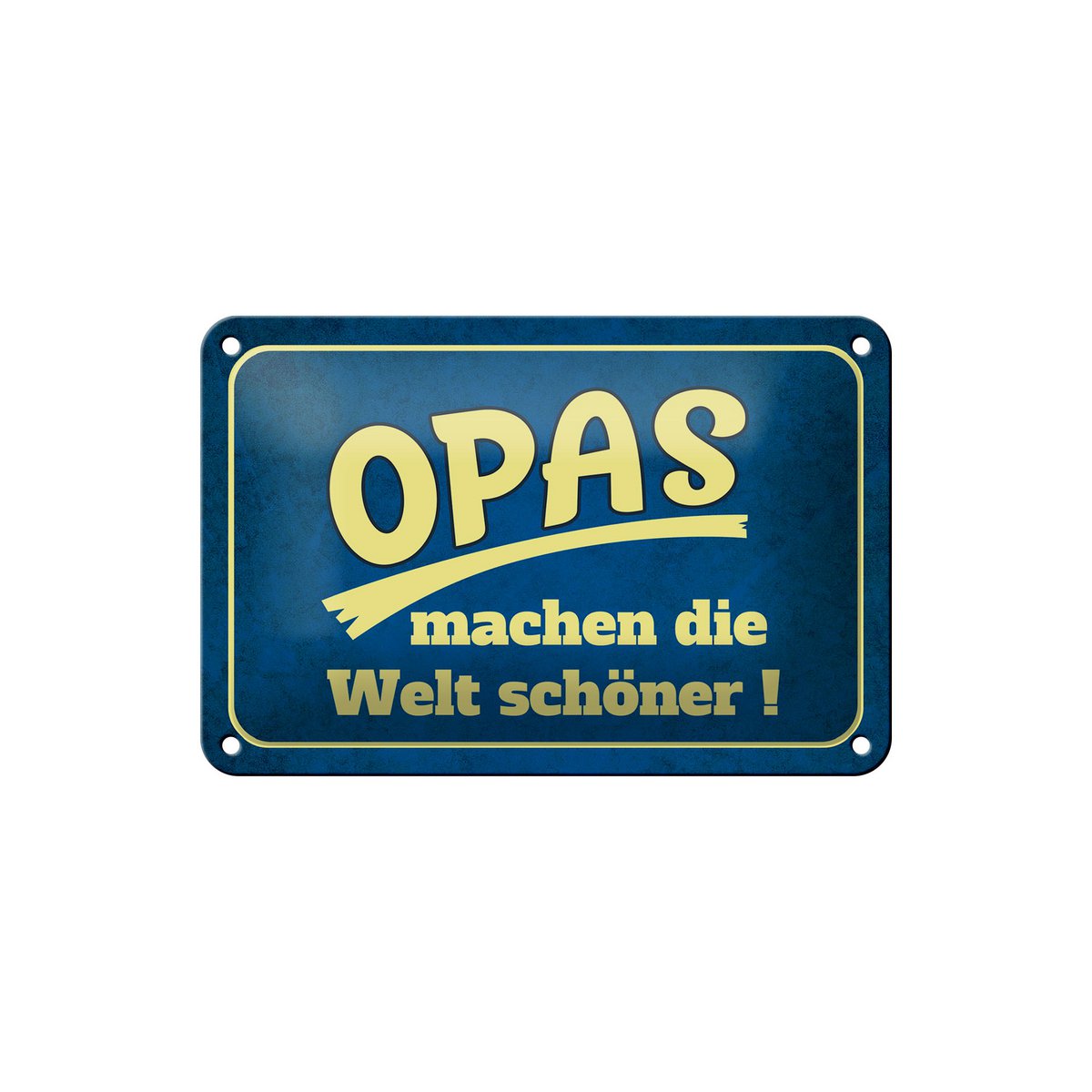Tin sign saying 18x12cm Grandpas make the world more beautiful decoration
