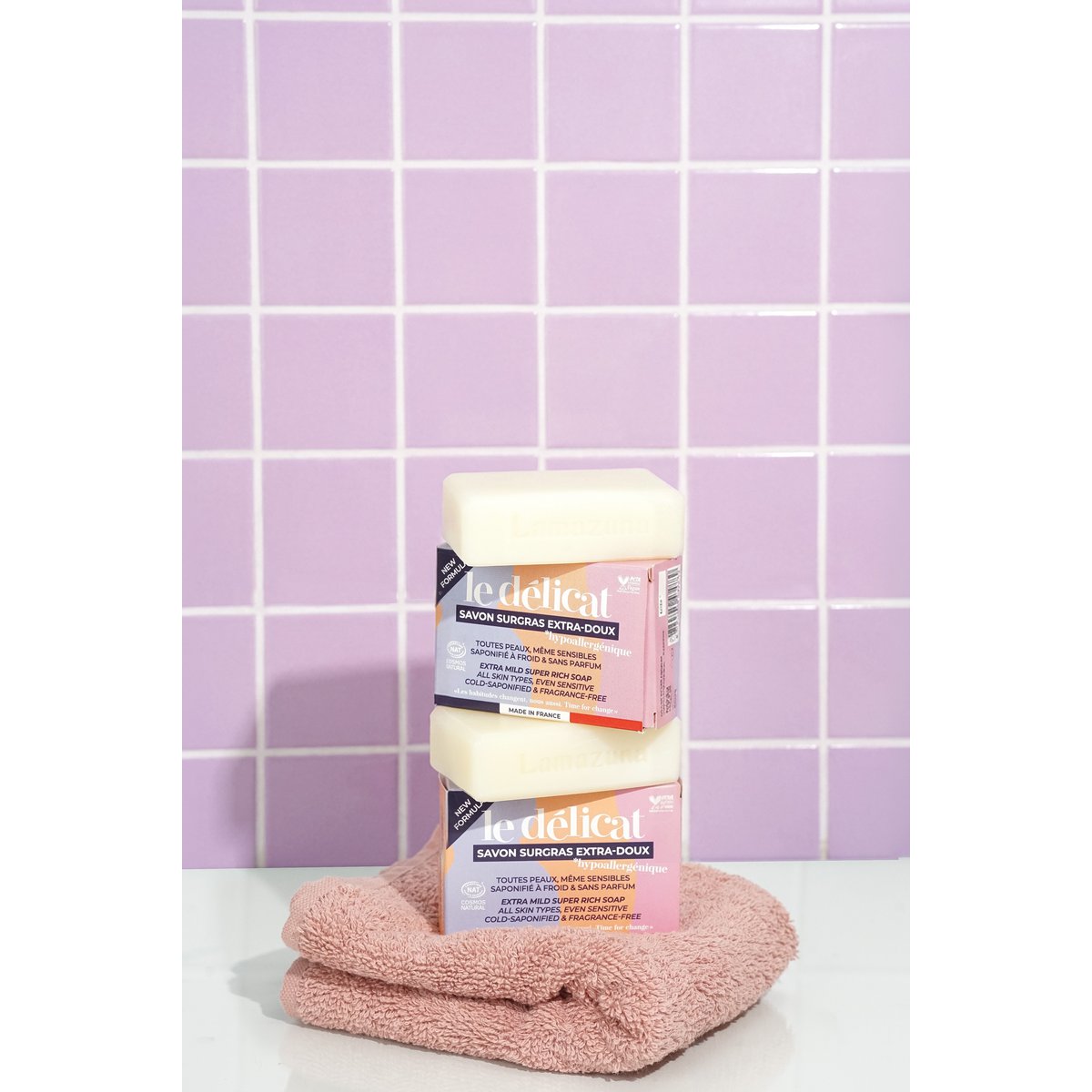 SAF Le delicate soap - COSMOS Natural - hypoallergenic