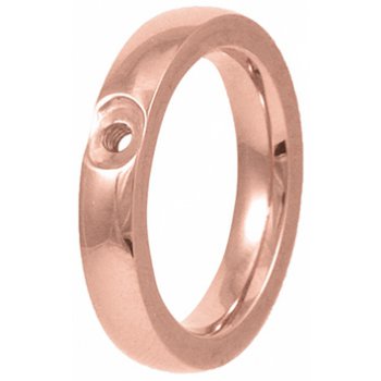 Anneau intérieur acier rose 4 mm