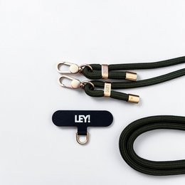 Telefoonketting - olijfgroen