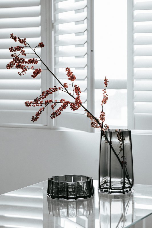 Modern-Classic Luksus vase, stilfuldt design, LENOX 30 Grå