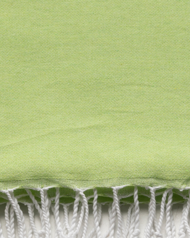 TOWEL TO GO NEON Recycled Cotton Beach Towel 180x100 cm | Sand Free | Green / Blue | with Gift Box