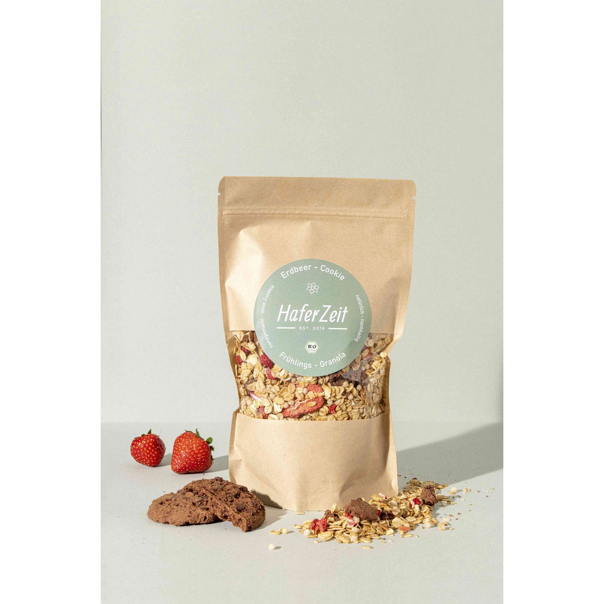 Bio-Granola Erdbeer-Cookie