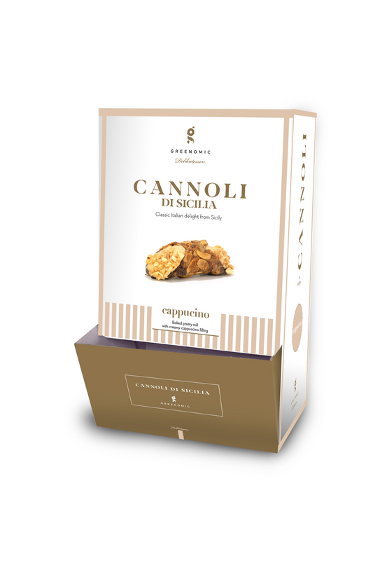 CANNOLI DI SICILIA CAPPUCCINO DISPLAY 56 STK.