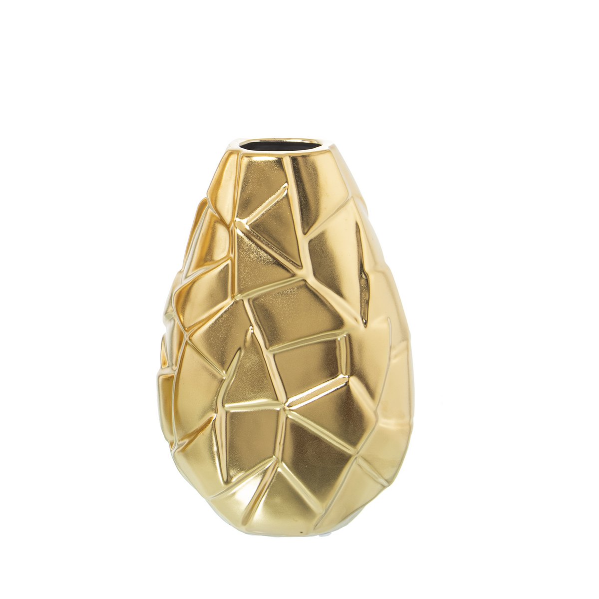 ZŁOTY WAZON CERAMICZNY 15X9X24CM ST51036