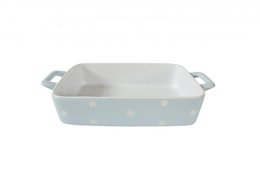 Plato pequeño azul pastel con lunares Isabelle Rose