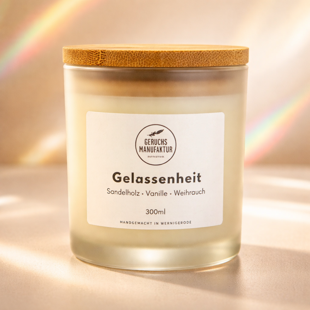 Aromatherapy candle "serenity"-calming atmosphere