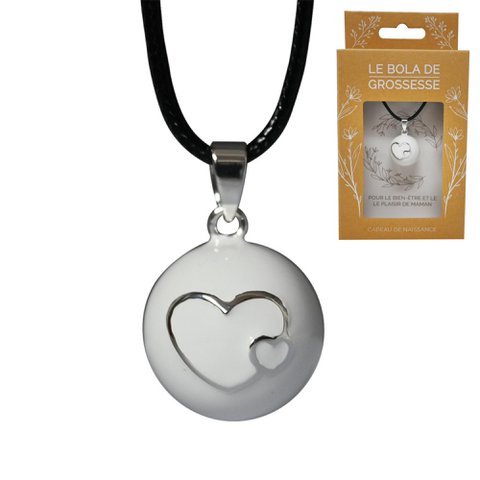 SMOOTH WHITE Maternity BOLA/SILVER PATTERN - VICTORIA