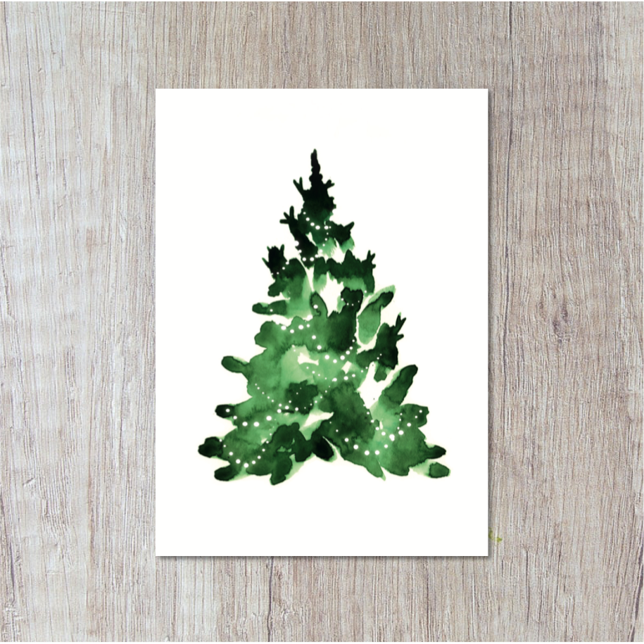 Postkarte | Weihnachtsbaum