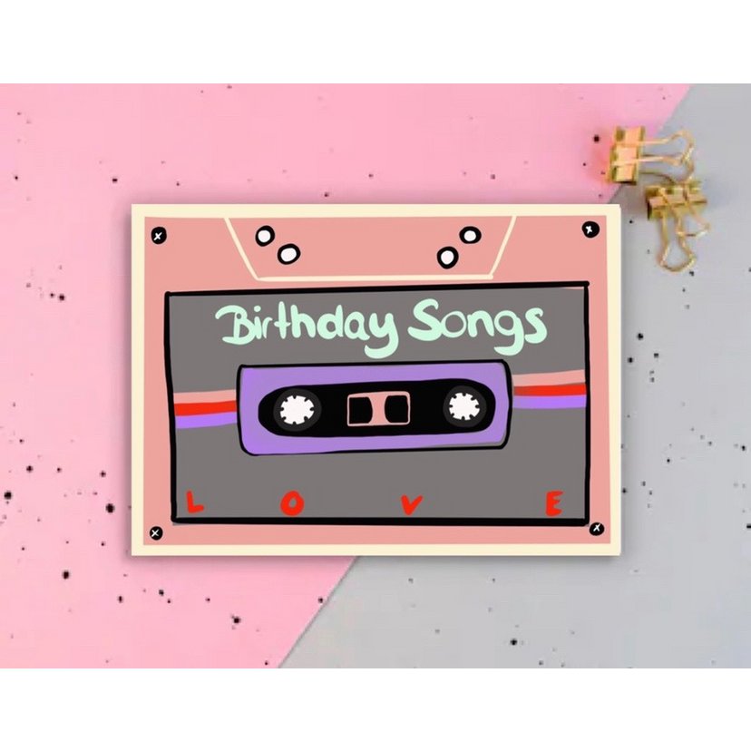 Kassette  Postkarte