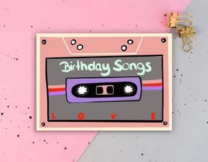 Kassette Postkarte